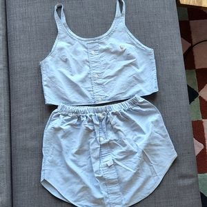 Urban Outfitters Urban Renewal Tank Top and Skirt Set Ralph Lauren